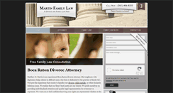 Desktop Screenshot of martinfamilylaw.com