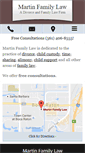 Mobile Screenshot of martinfamilylaw.com