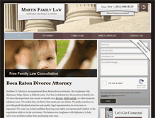 Tablet Screenshot of martinfamilylaw.com